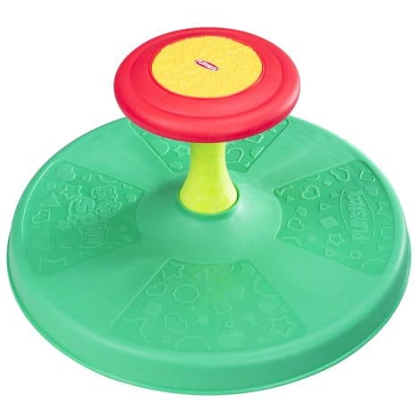 Spinning Fun: Playskool Sit ‘n Spin, an Amazon Exclusive, the classic toy for toddlers over 18 months.