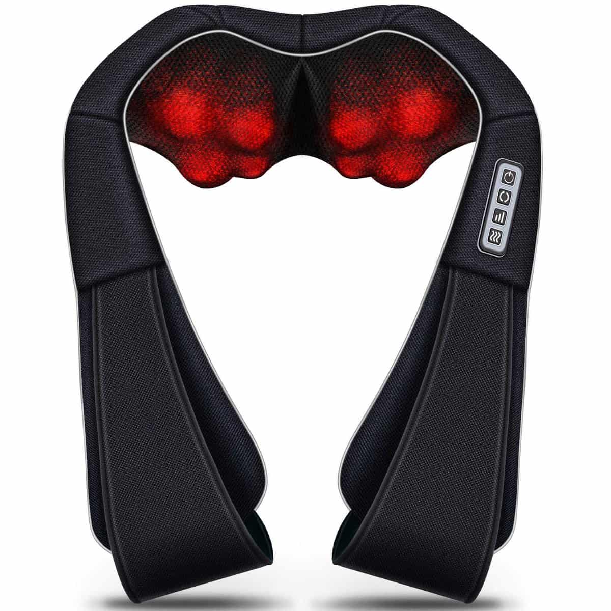 VIKTOR JURGEN Shiatsu Neck and Back Massager with Heat Deep Tissue Kneading Sports Recovery Massagers for Neck, Back, Shoulders, Foot, Relaxation Gifts for Him,Her,Women,Men