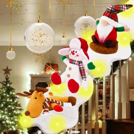 Light up your stairs this Christmas with the festive Yoktiuva Holiday Snow Surfing Set! Perfect for kids.