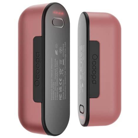 OCOOPA Hand Warmers: Rechargeable, Magnetic Electric Handwarmer providing 16 hrs warmth at 4 heat levels up to 145℉. Includes 10000mAh USB-C portable charger. Ideal for Raynauds, Golf, and tech gifts for men. Check out the Union UT2s(MagTwins).