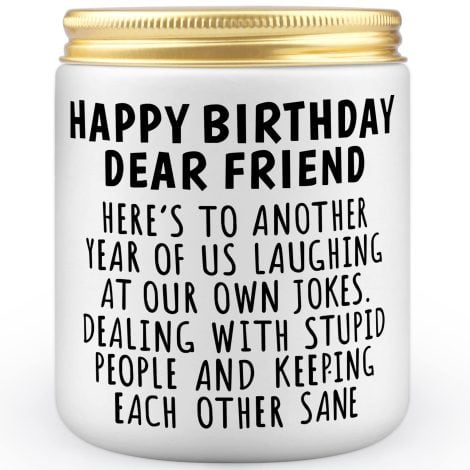 Lavender-scented soy wax candles – perfect birthday or friendship gifts for your best friend!