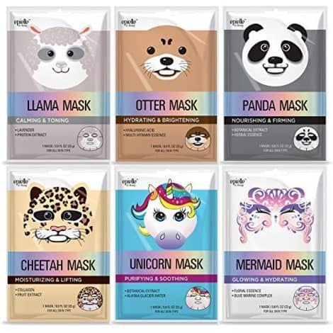 Epielle Animal Spa Masks – Fun, versatile skincare gift perfect for birthdays, girls’ nights, and stocking stuffers!