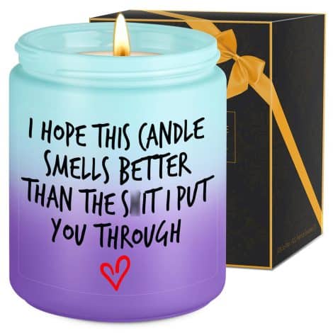 Apology and affectionate gift idea: Fairy’s Gift Candle. Perfect for your wife, mom, grandma, girlfriend, or anyone! Ideal for birthdays and Christmas.