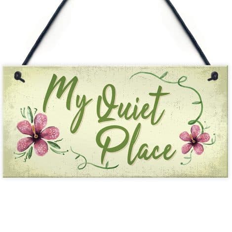 Meijiafei Hangable Garden Sign for Mom and Grandma – Perfect Gift for Women – 10″ X 5″