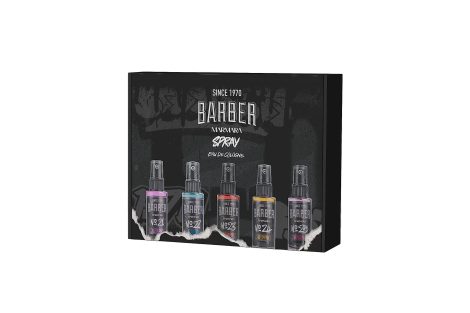 Marmara Barber’s Travel Size Graffiti Cologne Set includes 5 bottles of 1.69 Fl. Oz (50ml) after shave spray cologne.