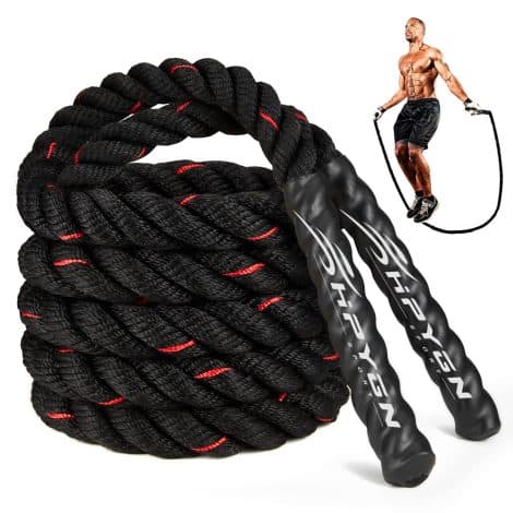 HPYGN Power Jump Rope: Enhance your workout with our weighted ropes for a total body exercise routine.