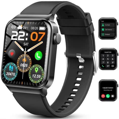 uaue Smart Watch (Answer/Make Call) – a stylish, feature-packed fitness watch with heart rate monitoring and 110+ sport modes.