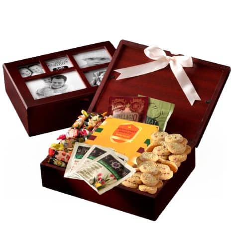 Broadway Basketeers Memory Box – Gourmet Treats, Tea, Cocoa, Cookies & Snacks Care Package for All Occasions