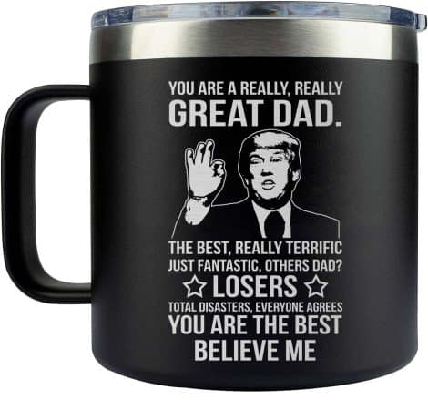 Christmas Gifts for Dad, Men, or Husband – Show love to your Father with this cool, personalized coffee mug.