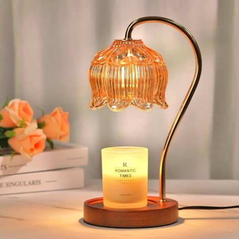 Vintage Home Decor Aroma Candle Holder – Funistree Timer Candle Warmer, Perfect Gifts for Women on Birthdays and Christmas.