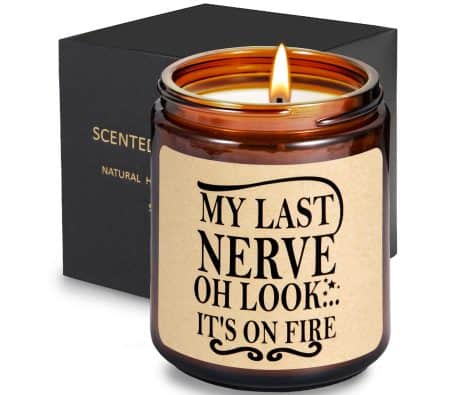 Hilarious aroma candles, perfect birthday or anniversary gifts for women, best friends, wives, and girlfriends in America!