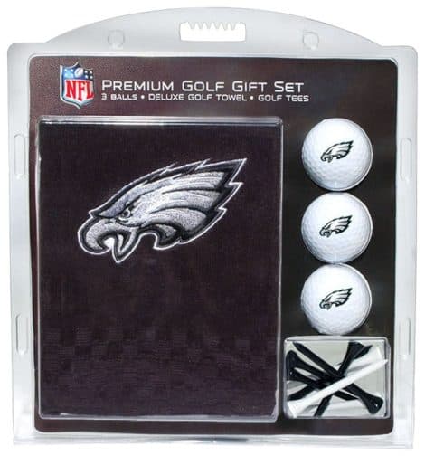 NFL Golf Gift Set: Deluxe Golf Towel, 3 Golf Balls, and 14 Golf Tees by Team Golf