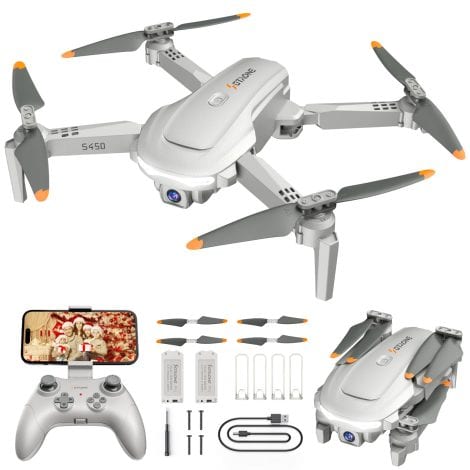 SOTAONE S450 Drone with Camera: Capture stunning aerial shots, easy to use for beginners. Perfect gift for all ages.