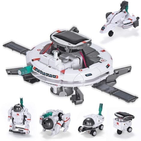 STEM Toy: Build & Play Solar Robots Kit – Perfect Christmas or Birthday Gift for Kids 8-13.