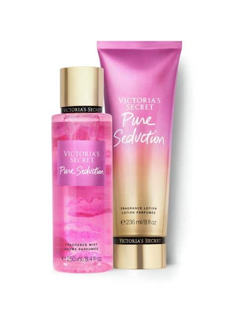 “Captivating Passion Set: Victoria’s Secret Enchantment Mist and Lotion Bundle.”