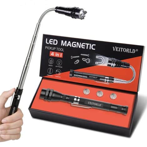 VEITORLD Magnetic Pickup Tools: Great gifts for men, dad, husband, or boyfriend this Christmas. Perfect for stocking stuffers.