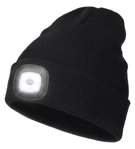 YunTuo LED Beanie: a rechargeable USB winter hat with a built-in headlamp, perfect for gifts!