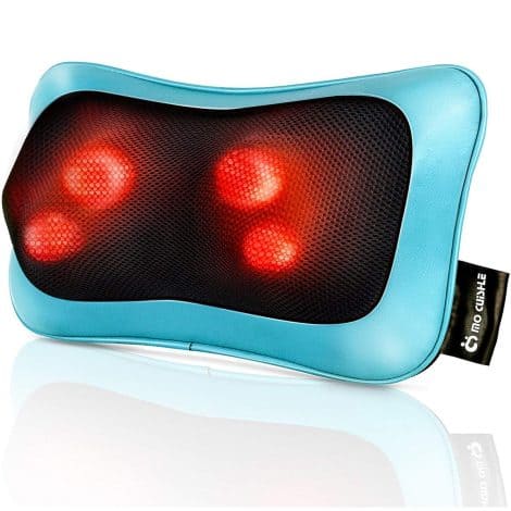 Relax at home, office, or car with the MoCuishle Shiatsu Massage Pillow, perfect for men or women.