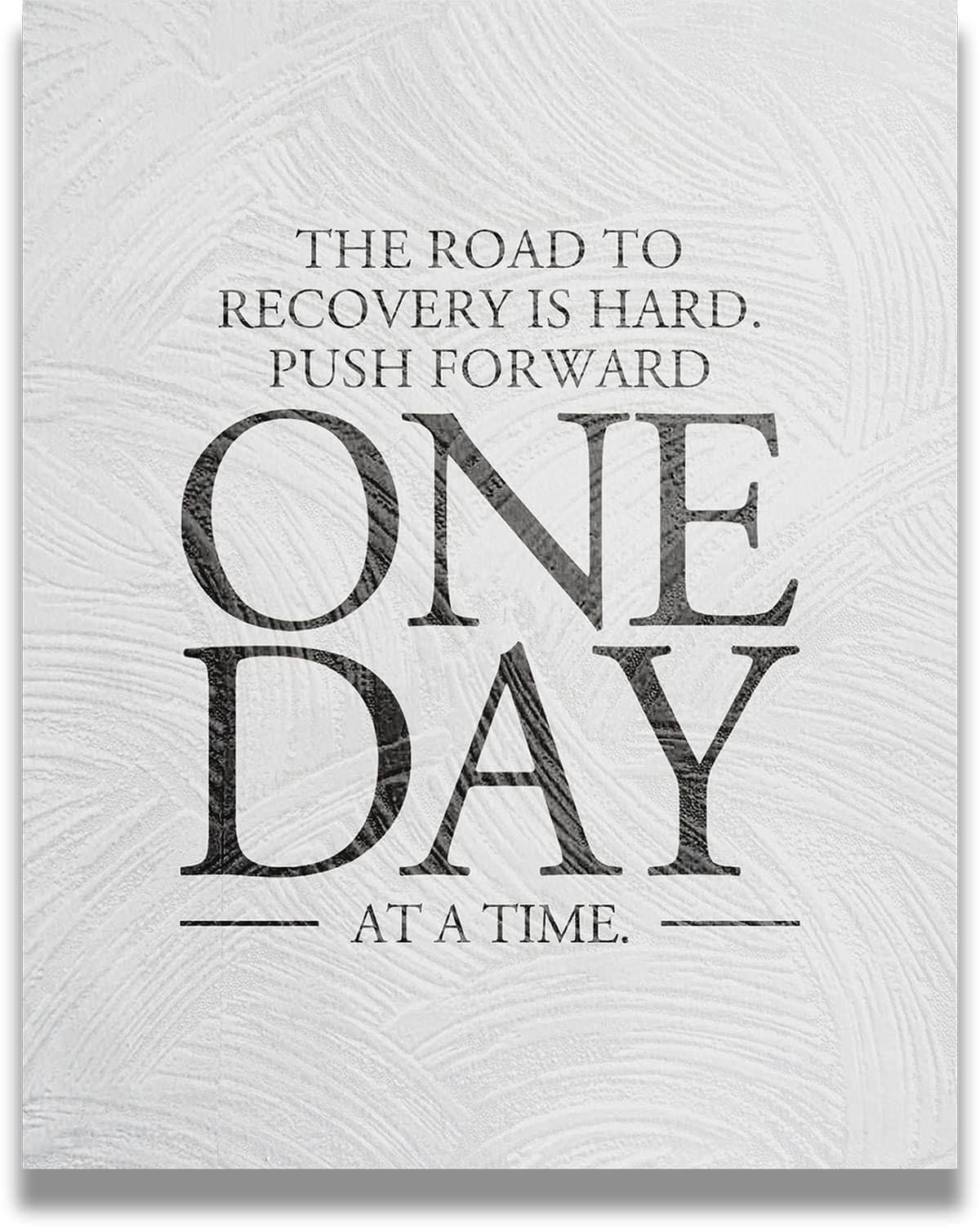 Govivo Sober - Recovery gifts for men and women - Sobriety wall art - Drug and alcohol recovery encouragement room decor - Addiction office decor (11" x 14")