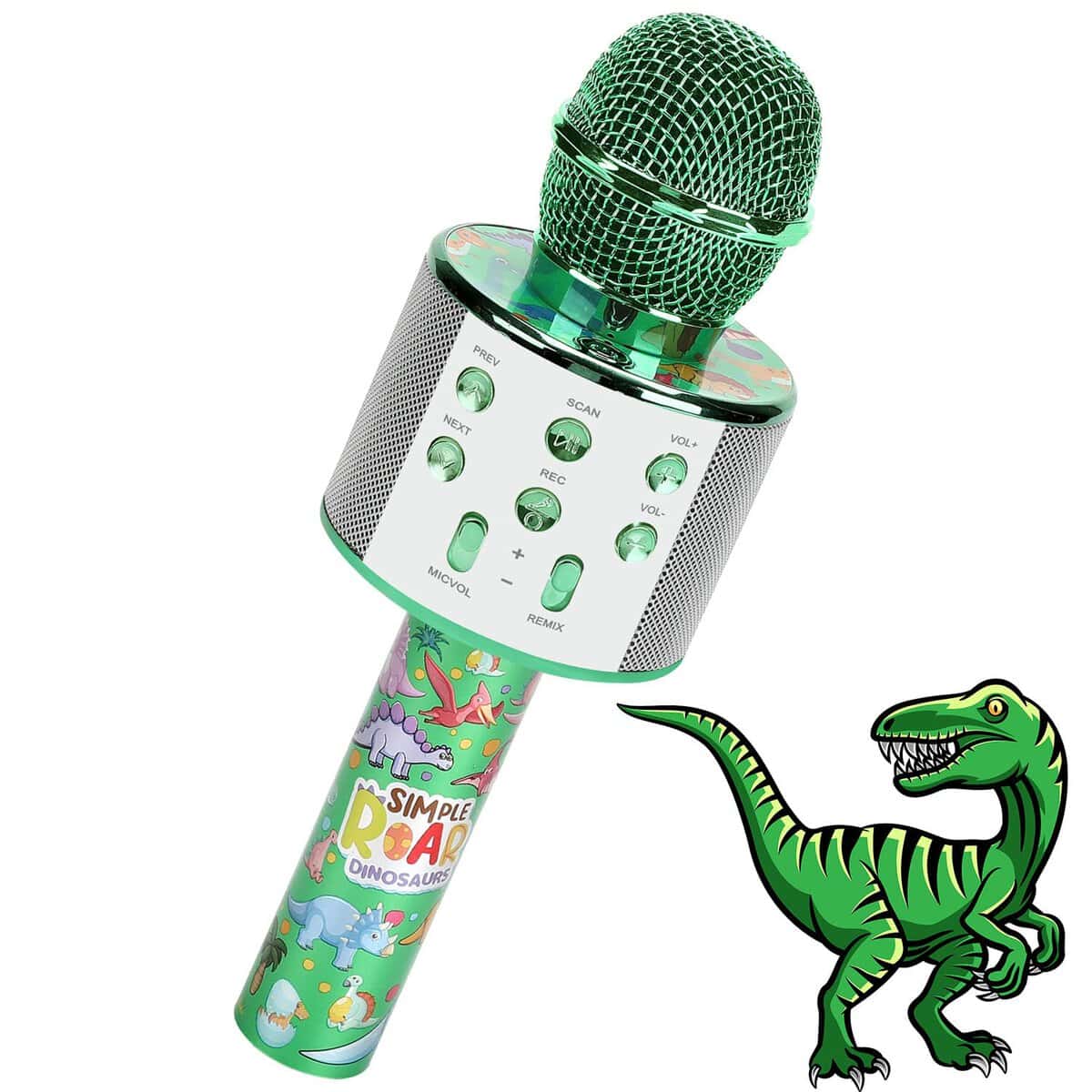 Niskite Toddler Boy Toys Microphone: Kids Microphone with Dinosaur - Popular 2023 Kids Toys for 2 3 4 5 6 7 8 Year Old Boy Christmas Birthday Gifts Ideas