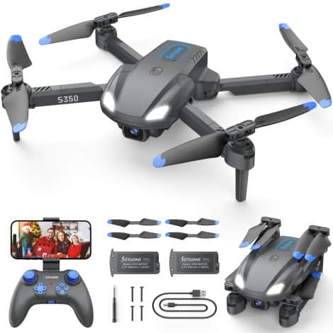 SOTAONE S350 Drone: Capture stunning aerial footage with this mini drone for adults and kids, complete with HD camera.