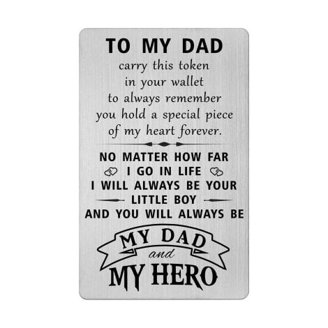 Gift for Dad from Son – Reminding Dad I’ll Forever Be Your Little Boy – Father’s Day Card.