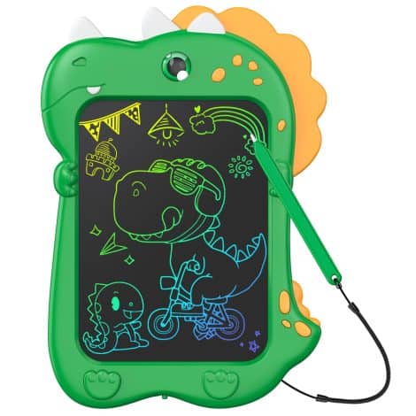 Dino Doodle Pad – A 8.5″ LCD writing tablet for kids, perfect for 3+ year old boys and girls.