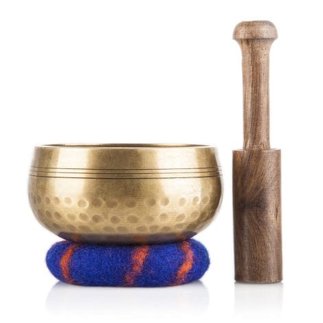 Nepalese handcrafted Ohm Store Singing Bowl Set for yoga, healing, and stress relief – perfect spiritual gift.