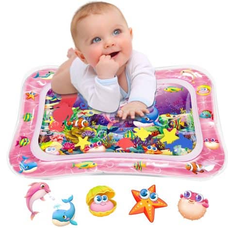 Infant Water Mat for Tummy Time, Sensory Development Toy – Perfect Gift for Newborns.