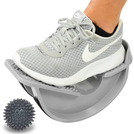 Vive Foot Rocker: Aid to relieve Achilles tendinitis, heel, shin splint, and plantar fasciitis pain – boosts flexibility.