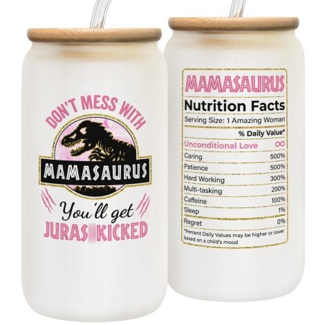 Celebrate Mom with heartfelt presents – Mom’s birthday, Christmas, or new mom occasions. Get the 16oz Mama Can Glass!