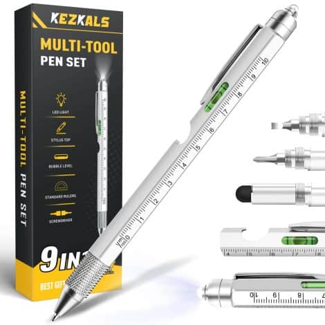 Unique and Practical All-in-One Pen: The Perfect Holiday Gift for Dads and Men Who Have It All!