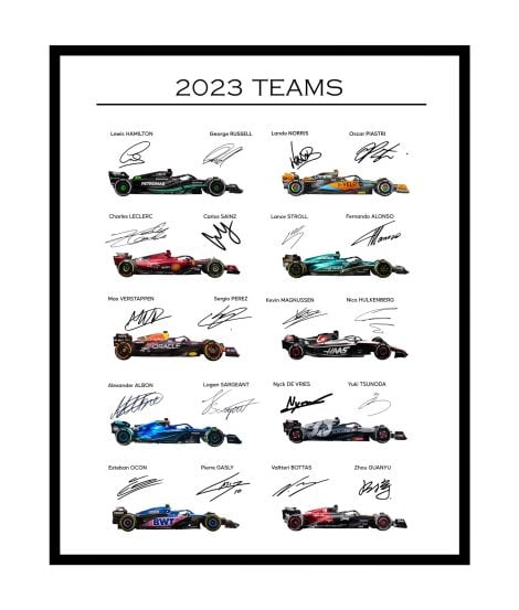 2023 Car Racing Poster: Decorate your garage, office, or living room with this stunning race car print. Perfect gift for car enthusiasts.