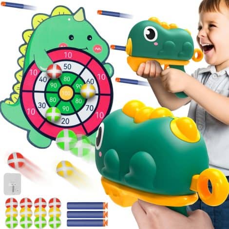 “Dart Board Games for Kids, Shoot Toys Indoors/Outdoors, Perfect Party Game, Ideal Christmas/Birthday Gift for Boys/Girls.”