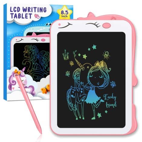 Unicorn Toy Set for Kids – CHEERFUN LCD Writing Tablet – Perfect Travel Toy Gift for Ages 3-8.