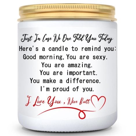 Vanilla Bliss Candle – Quirky Anniversary Gifts for Couples, Romantic Birthday Presents for Wife, Girlfriend, and Fiancée. Perfect for Christmas, Valentine’s, and Wedding celebrations.