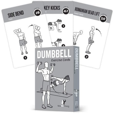 Introducing the NewMe Fitness Dumbbell Workout Cards – Your ultimate guide to home or gym workouts!