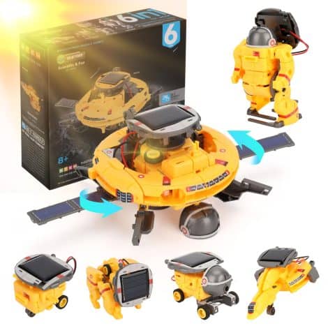 Solar Robot STEM Projects for Kids: Space-themed kit for hands-on science and engineering exploration. Ideal gift for ages 8-14.