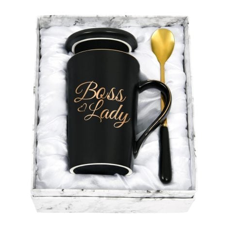 Boss Lady Gifts for Women – 14Oz Coffee Mug, perfect for showing appreciation to your female boss!