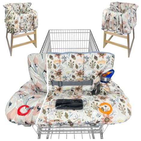 BabyGear Deluxe Shopping Cart and High Chair Cover – Perfect gift for baby showers!