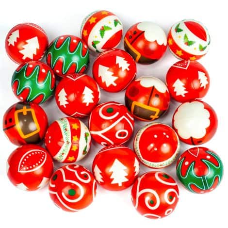 LovesTown 20PCS Christmas Stress Balls – Fun and Squishy Toys for Stress Relief and Party Favors.