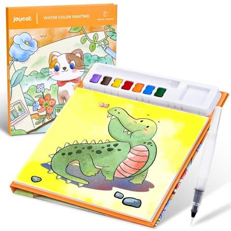 JoyCat’s Paint with Water Coloring Books, perfect for little artists ages 1-3 and 2-4, a fun gift idea!