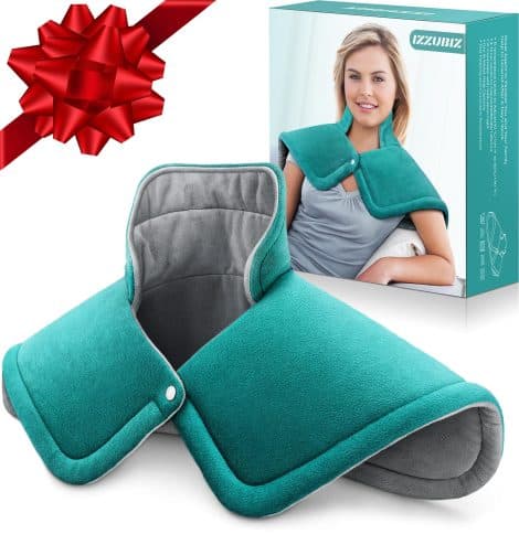 IZZUBIZ Heat Therapy Pad: Restoring comfort and easing pain in neck, shoulders, back, and legs. Perfect for gifting!