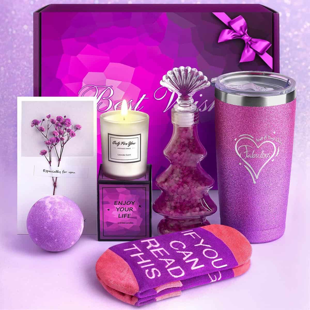 Birthday Gifts for Women, Relaxing Spa Gift Basket Set, Gifts for Women, Mom, Her, Wife, Grandma, Christmas Gifts for Women, Womens Gifts for Christmas