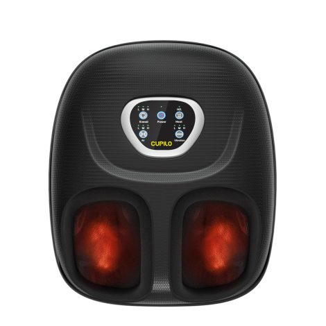 FootRelax Pro: Ultimate Foot Massager with Soothing Heat, Vibration, and Shiatsu for Pain Relief, Gift for All.