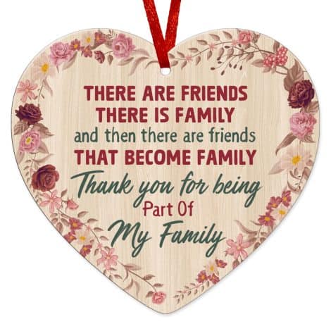 2023 Christmas wooden ornament for women’s friendships – perfect for besties, birthdays, thank-yous, BFFs, and sisters!