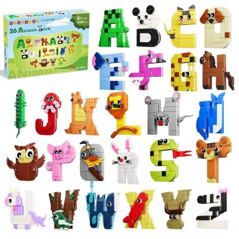 HOGOKIDS Alphabet Party Favors – 26 packs of ABC learning toys for kids, perfect for gifts and prizes.