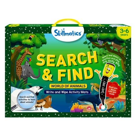 “Skillmatics Preschool Search and Find Animals Game: Fun educational activity for kids who love toys, art, and craft.”