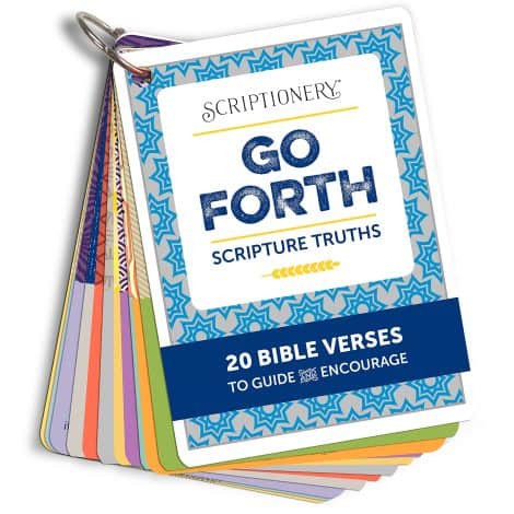 Christian Easter Basket Additions: Empowering Bible Verse Flash Cards for Students — Inspiring Devotional and Memorization. Perfect Graduation or Confirmation gifts.