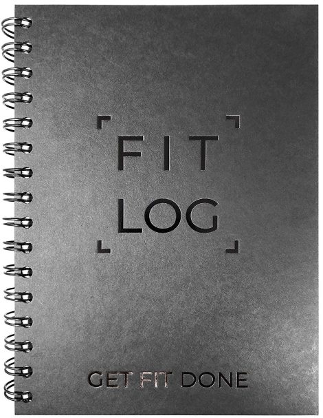 Cossac Fitness Planner: A professional gym notebook and exercise logbook designed for both men and women.